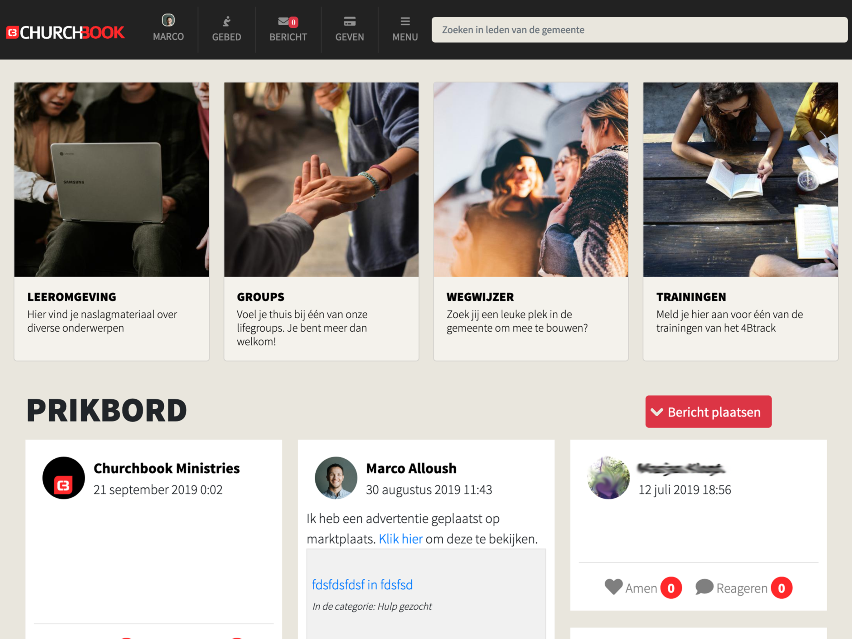 Churchbook modern platform 2020